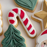 Simple single candy cane debosser and cutter