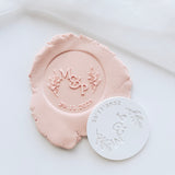 NEW round Wedding Debosser Personalised Initials