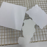 Odd Bunch-scale plate, wavy rectangle & dragon rattle
