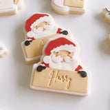 Santa DIY customisable nametag stamp and cutter