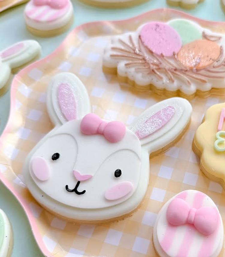 Cute Easter bunny head stamp and cutter