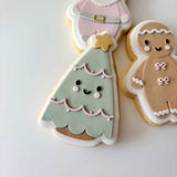 Cute Christmas Tree ebosser stamp and cutter