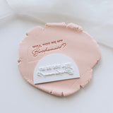 Blank calendar arch set of 8 including 7 embosser phrases