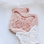 Wildflower embellished butterfly debosser and cutter