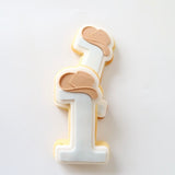 Number with cowboy hat stamp and cutter