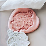 Cheeky Car themed stamp and cutters