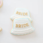 Simple floppy bucket hat BRIDE stamp and cutter