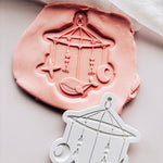 Mini whale Star & moon baby mobile stamp and cutter