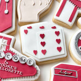 Dice with heart details debosser and cutter