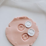 Mini set of 2 pool with floaties stamp and cutter