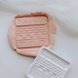 Coconut beach bar personalised stamp and cutter