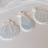 Christmas scallop shell and starfish tree debosser and cutter
