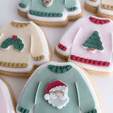 NEW Ugly Christmas Sweater Cookie stamp and cutter