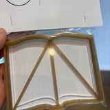SALE blank book embossed stamp and cutter
