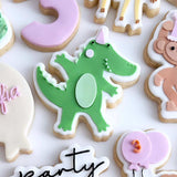 Simple Party at the zoo alligator stamp and cutter