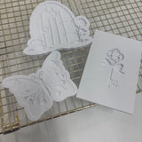 Odd Bunch- boho butterfly, elegant key & fairy door