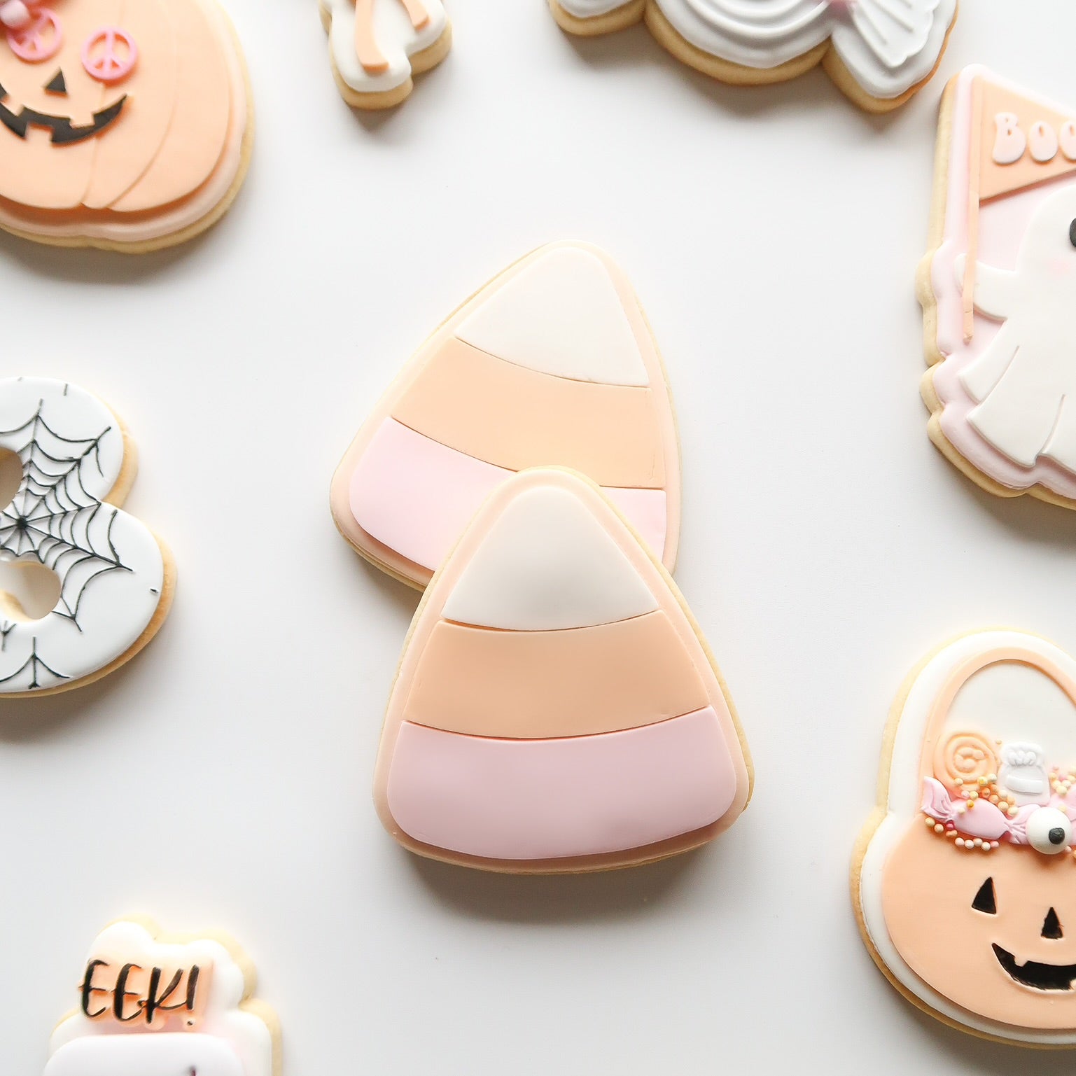 Candy corn set of 3 embossers and cutters