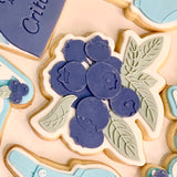 Blueberry bunch stamp and cutter