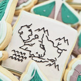 LOTR Map of the Realm stamp & cutter