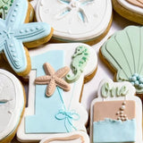 Coral, seahorse and starfish mini set of 3 stamps and cutters