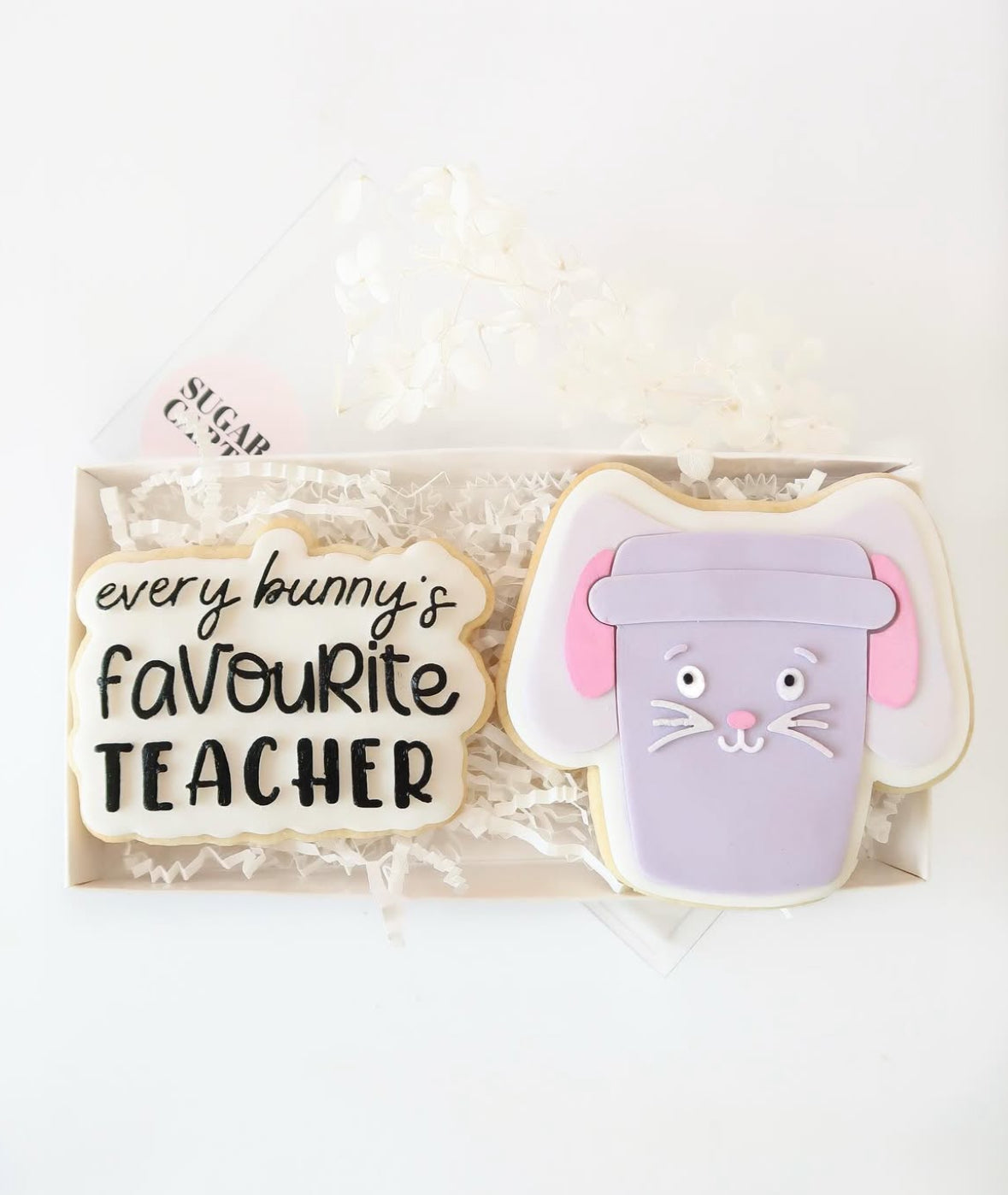 Bunny themed travel mug stamp and cutter