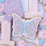 Wildflower embellished butterfly debosser and cutter