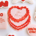 Mini impression set of 4 for retro cake