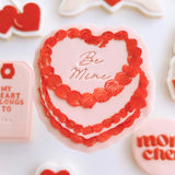 Mini impression set of 4 for retro cake
