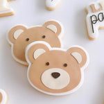 Mini simple cute bear head stamp and cutter