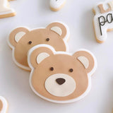 Mini simple cute bear head stamp and cutter