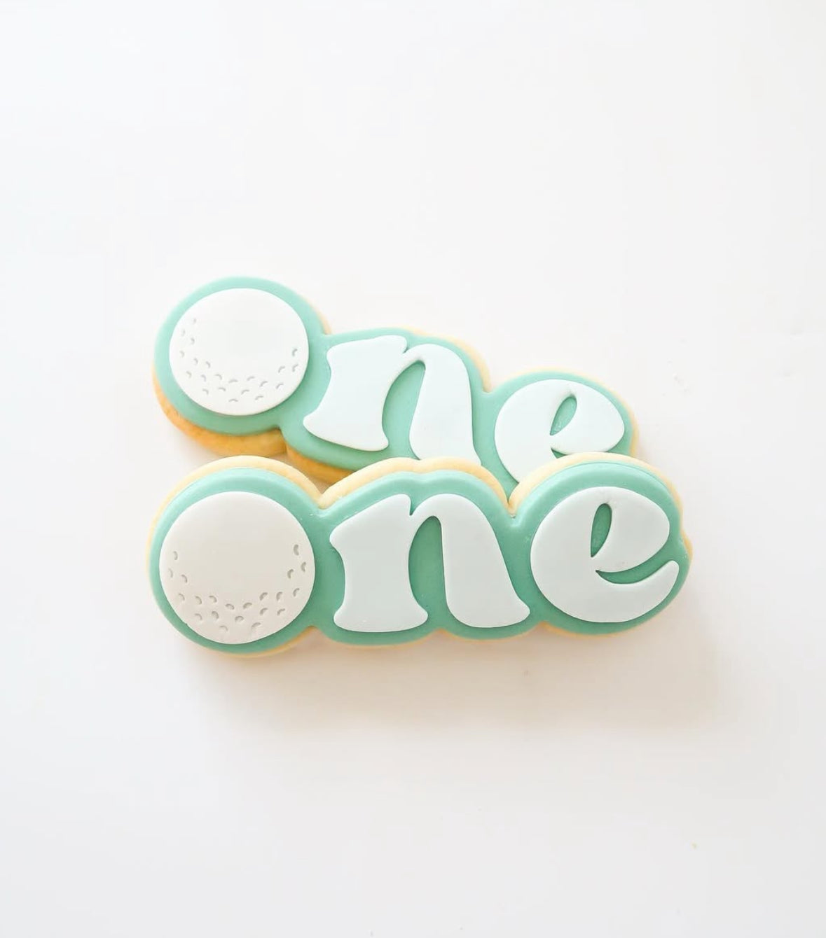 ONE with golf ball “o” debosser and cutter