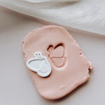 Side profile mini Butterfly Cookie Stamp