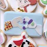 Characters hands together stamp and cutter