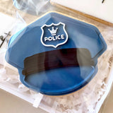 Police officers hat debosser and cutter