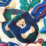 Ralph Lauren bear in plaque stamp and cutter