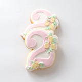 Lemon themed number stamp and cutter