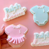 Ralph Lauren baby oneise stamp and cutter