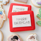 Happy birthday etch a sketch and cutter