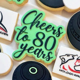 Cheers to 80 years debosser and cutter