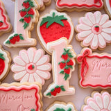 Strawberry ONE number stamp and cutter