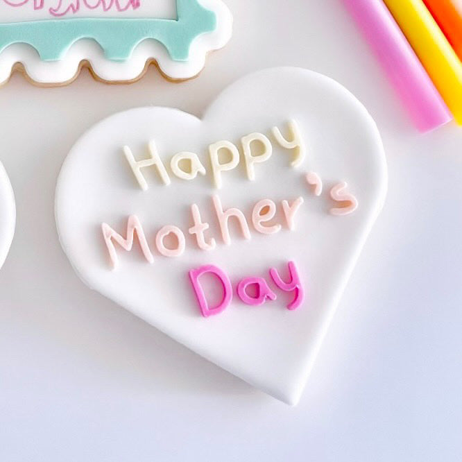Handwritten Happy Mother’s Day plate
