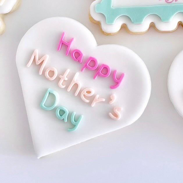 Handwritten Happy Mother’s Day plate