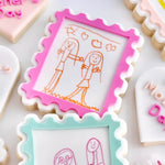 Blank picture frame stamp and cutter
