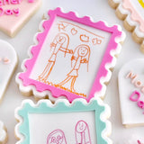 Blank picture frame stamp and cutter