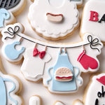 Baby Q BBQ hanger stamp and cutter