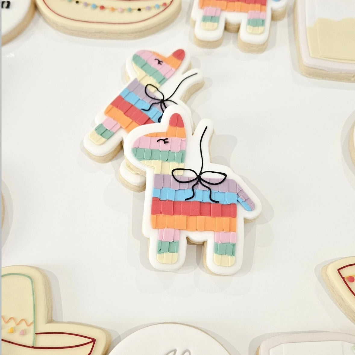 Cute Pinata with string debosser and cutter