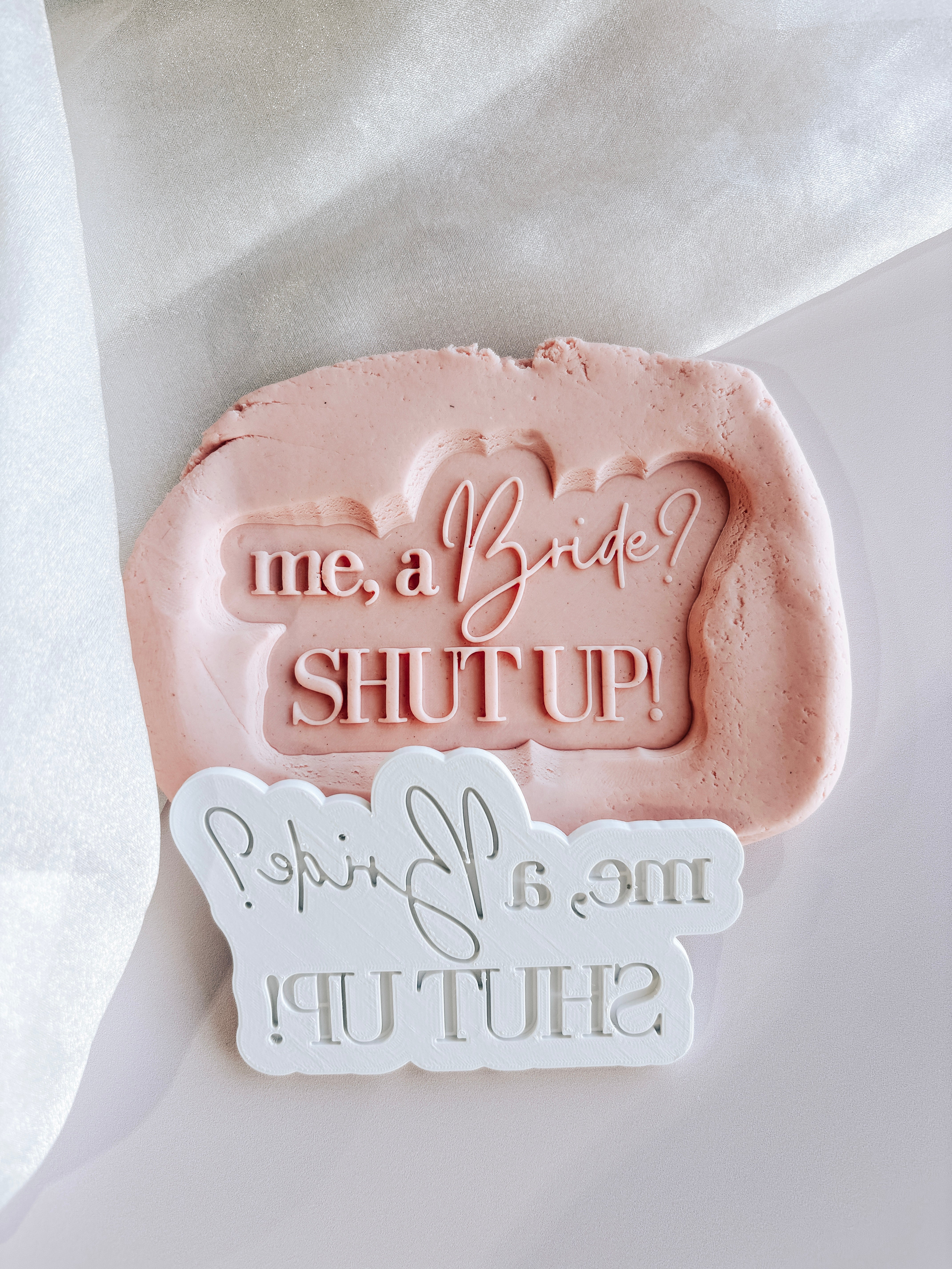 Me a bride? SHUT UP! Stamp and cutter
