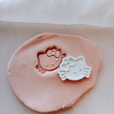 Hello Kitty- mini head stamp and cutter