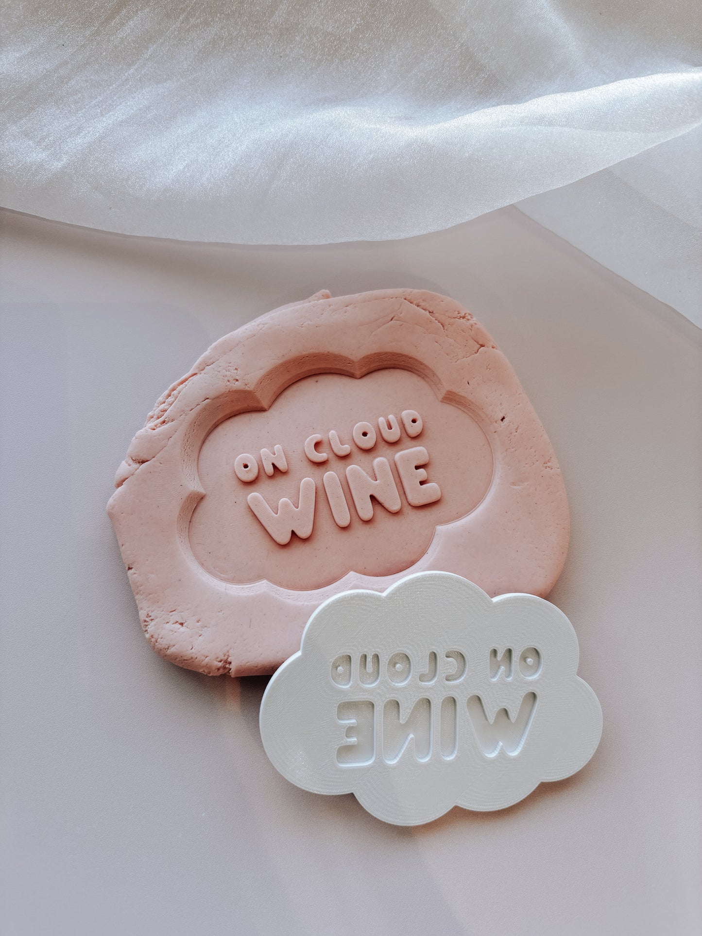 On cloud wine stamp and cutter