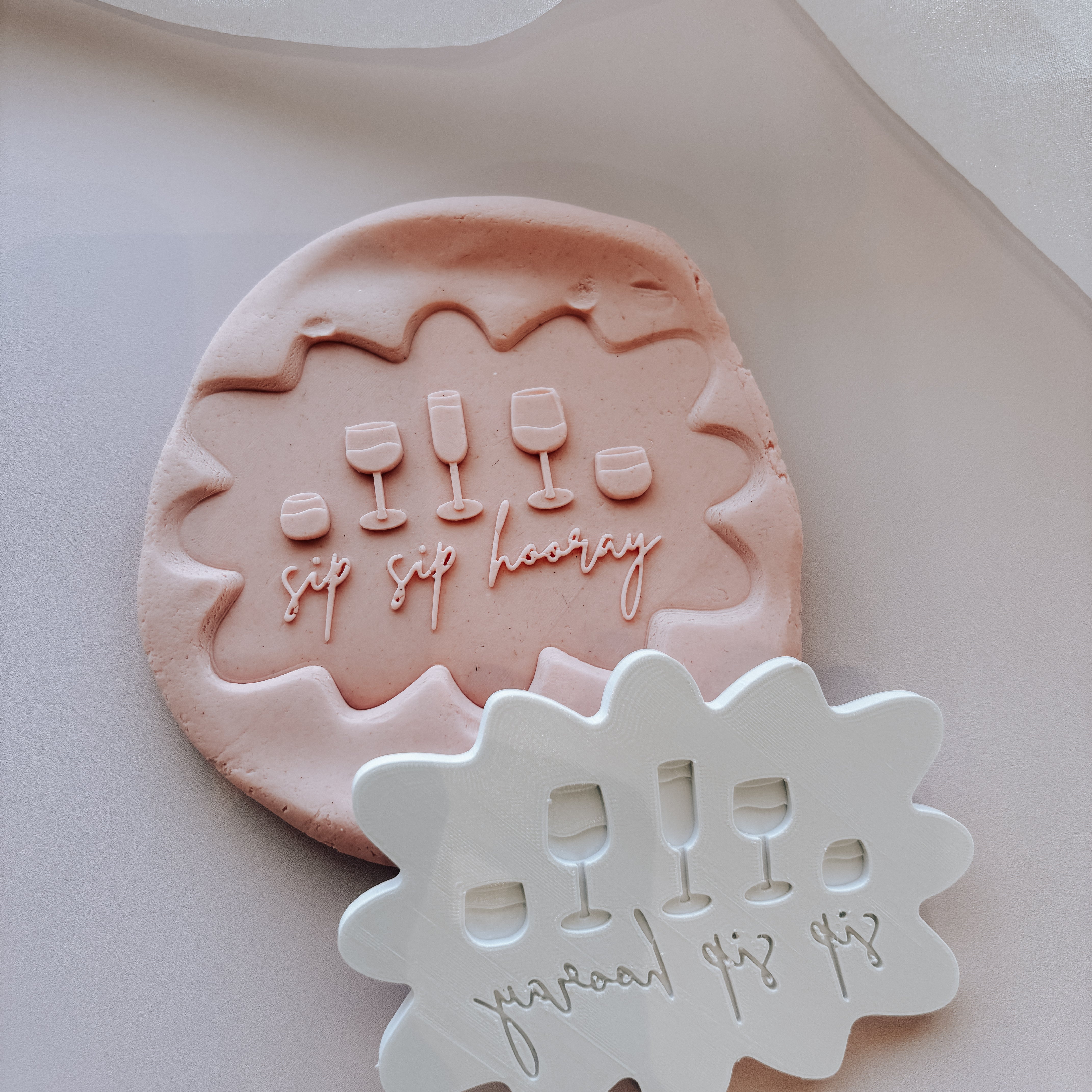 Sip sip hooray stamp and cutter